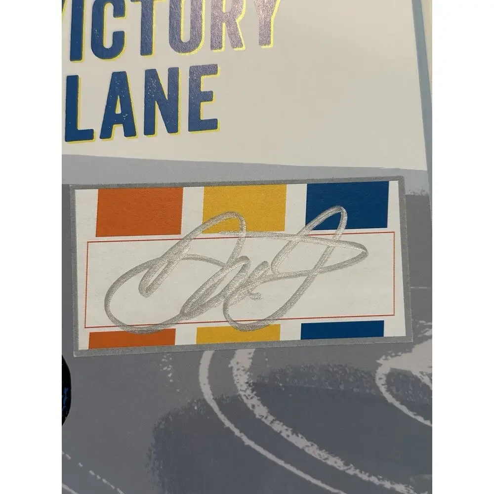 DALE EARNHARDT JR. BUSTER'S TRIP TO VICTORY LANE 1ST EDITION NASCAR SIGNED #2